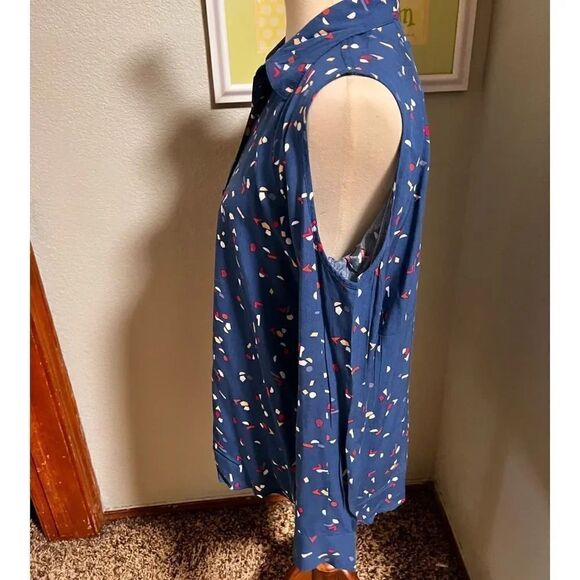 NWOT velvet Heart Cold Shoulder Button Down Top Small #144 - Picture 5 of 6